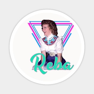 Young Reba 80s - Retro Magnet